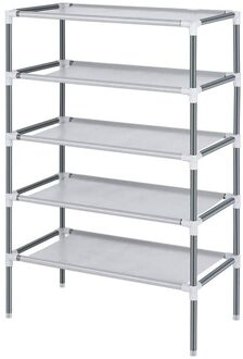 Diy Non-Wovensimple Multi Layer Schoenenrek Rvs Assemblestorage Schoenenkast Schoenenrek Hanger Thuis Organizer A4