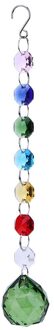 Diy Opknoping Kleurrijke Achthoekige Kraal Kristal Zon Catchers Kroonluchter Kristallen Ball Prism Hanger Rainbow Maker Suncatcher F