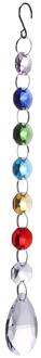 Diy Opknoping Kleurrijke Achthoekige Kraal Kristal Zon Catchers Kroonluchter Kristallen Ball Prism Hanger Rainbow Maker Suncatcher
