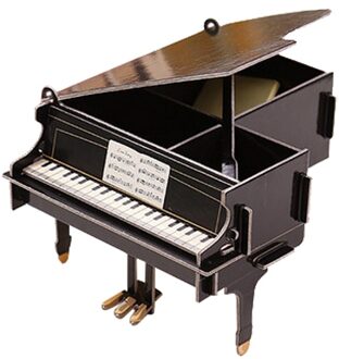 Diy Penhouder Pennen Stand Potlood Houders Voor Bureau Groot Kantoor Accessoires Levert Briefpapier (Zwart Piano) 14x18x10cm