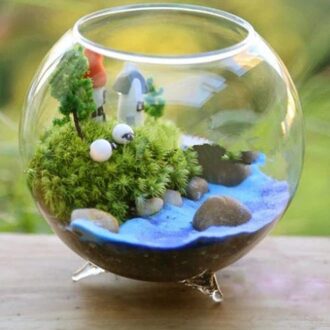 Diy Planten Hydrocultuur Pot Mini Aquarium 1 Stuks Bloem Vaas Terrarium