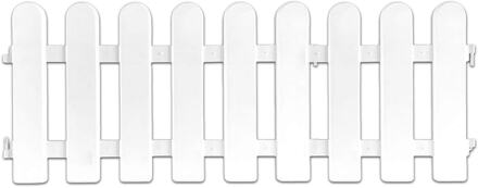 Diy Plastic Hek Binnenplaats Indoor Tuin Hek Kleuterschool Bloem Plantaardige Kleine Hek Te Installeren Tuin Decoratie 50x20cm