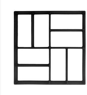 Diy Plastic Path Maker Mold Bestrating Cement Baksteen Mallen Stenen Vloer Road Beton Mallen Bestrating Voor Garden Home Patio Maker