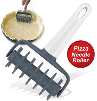 Diy Plastic Pizza Deeg Roller Punch Perforator Perforator Handheld Thuis Keuken Pastei Naald Wielen Brood