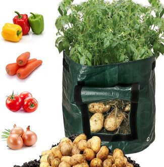 DIY Potato Grow Planter PE Doek Aanplant Container Bag Thicken Tuin Pot