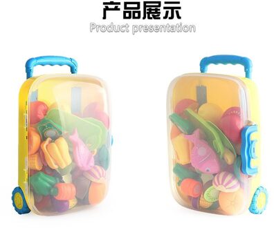 Diy Pretend Play Speelgoed Simulatie Keuken Voedsel Groente Fruit Set Koken Snijden Educatief Speelgoed Voor Kinderen