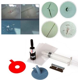 Diy Repair Kit Tools Voor Chip Crack Bullseye Beschermende Decoratieve Stickers Auto Glas Voorruit Voorruit Reparatie Set
