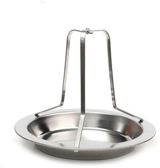 Diy Roestvrij Staal Kip Gebraden Grill Houder Geen Coating Non-stick Turkije Oven Grill Keuken Grill Gereedschap Barbecue rack Schotel