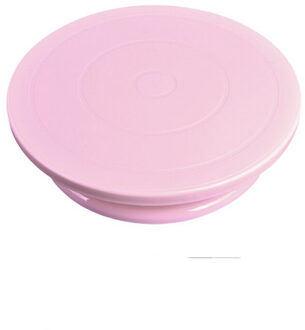 Diy Roterende Taart Bakken Hulpmiddel Taart Staan Plastic Taart Draaitafel Draaitafel Decorating Bakken Tool 7*28Cm 10 Inch