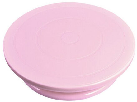 Diy Roterende Taart Bakken Hulpmiddel Taart Staan Plastic Taart Draaitafel Draaitafel Decorating Bakken Tool 7*28Cm 10 Inch