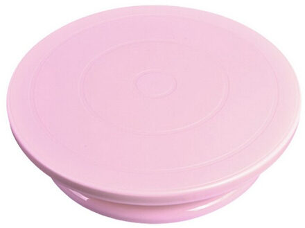 Diy Roterende Taart Bakken Hulpmiddel Taart Staan Plastic Taart Draaitafel Draaitafel Decorating Bakken Tool 7*28Cm 10 Inch