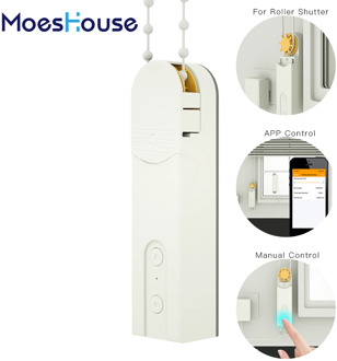 DIY Smart Motorized Chain Roller Blinds Shade Shutter Drive Motor Powered By Solar Panel and Charger Bluetooth APP Control