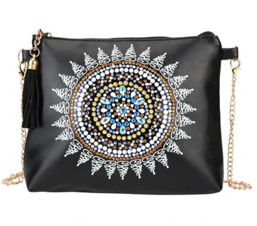 Diy Speciale Vormige Diamant Schilderij Lederen Crossbody Zakken Keten Clutch Vriendin Vrouwen Schoudertas Diamant Borduurwerk Ambachtelijke 05