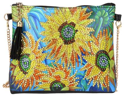 Diy Speciale Vormige Diamant Schilderij Lederen Crossbody Zakken Keten Clutch Vriendin Vrouwen Schoudertas Diamant Borduurwerk Ambachtelijke 06