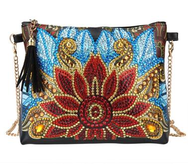 Diy Speciale Vormige Diamant Schilderij Lederen Crossbody Zakken Keten Clutch Vriendin Vrouwen Schoudertas Diamant Borduurwerk Ambachtelijke 08