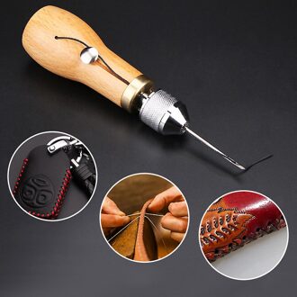 Diy Speedy Stitcher Naaien Priem Tool Kit Leer Zeil Gewaxt Draad Lederen Zeil Canvas Heavy Reparatie Lederen Naaien Tool