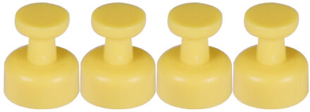 Diy Sterke Koelkast Magneten Kleine Seal Vorm Magnetische Plastic Push Pins Houden Voor Bulletin Message Board Home School Office geel