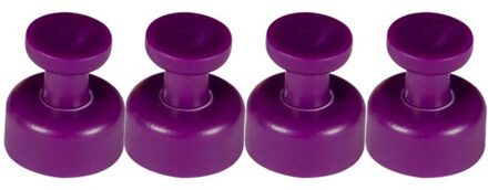 Diy Sterke Koelkast Magneten Kleine Seal Vorm Magnetische Plastic Push Pins Houden Voor Bulletin Message Board Home School Office paars