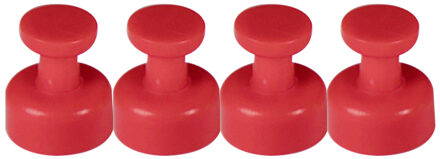 Diy Sterke Koelkast Magneten Kleine Seal Vorm Magnetische Plastic Push Pins Houden Voor Bulletin Message Board Home School Office rood