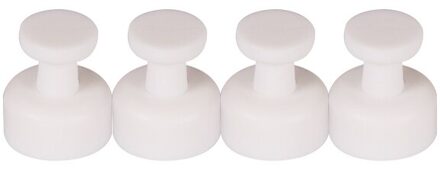 Diy Sterke Koelkast Magneten Kleine Seal Vorm Magnetische Plastic Push Pins Houden Voor Bulletin Message Board Home School Office wit
