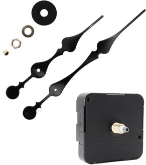 Diy Stille Grote Wandklok Quartz Uurwerk Mechanisme Handen Repair Tool Onderdelen Kit Vervanging