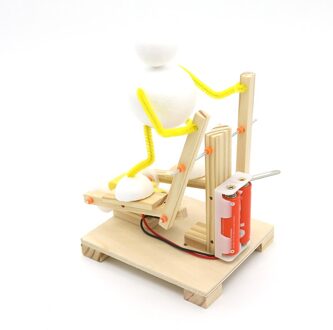 Diy Technologie Kleine Productie Kleine Uitvinding Elektrische Stap Elliptische Machine Stoom Maker Onderwijs Hands-On Montage Model