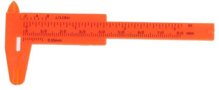 Diy Tool Houtbewerking Metaalbewerking Sanitair Model Maken 150Mm 0.5 Schuifmaat Meten Tool 0-80MM