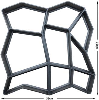 Diy Tuin Lopen Bestrating Mal Diy Handmatig Bestrating Cement Baksteen Stone Road Beton Mallen Path Maker Herbruikbare Handmatig Bestrating 03