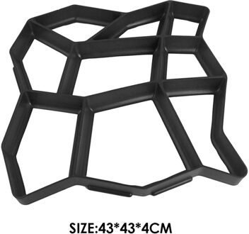 Diy Tuin Lopen Bestrating Mal Diy Handmatig Bestrating Cement Baksteen Stone Road Beton Mallen Path Maker Herbruikbare Handmatig Bestrating 04