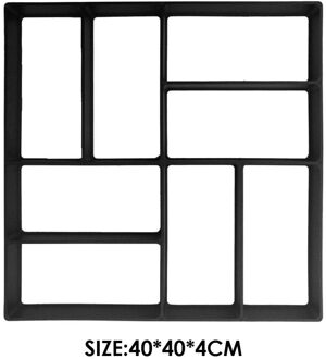 Diy Tuin Lopen Bestrating Mal Diy Handmatig Bestrating Cement Baksteen Stone Road Beton Mallen Path Maker Herbruikbare Handmatig Bestrating 05