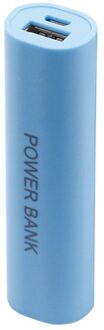 DIY USB Mobiele Power Bank Charger Pack Doos Batterij Case Voor 1x18650 Draagbare blauw