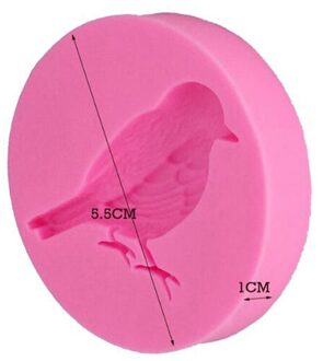Diy Vogel Siliconen Mal Fondant Cake Decorating Gereedschap Polymeer Klei Chocolade Mallen Dessert Decorateurs Mallen