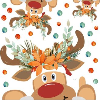 Diy Vrolijk Kerstfeest Muurstickers Vensterglas Festival Decals Santa Muurschilderingen Jaar Kerst Decoraties Voor Home Decor