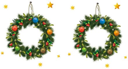 Diy Vrolijk Kerstfeest Muurstickers Vensterglas Festival Decals Santa Muurschilderingen Jaar Kerst Decoraties Voor Home Decor