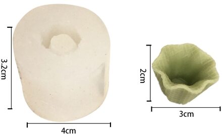 Diy Wafel Cup Geurkaars Decoratie Silicone Mold Cake Torus Wafel Kegel Biscuit Bakken Mold Resin Mold Cake Decorating klein