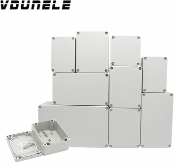 DIY Waterproof ABS Plastic Junction Box 200x120x75mm IP65 Outdoor Cable Connection Enclosures PCB Electrical Cases Shell Housing