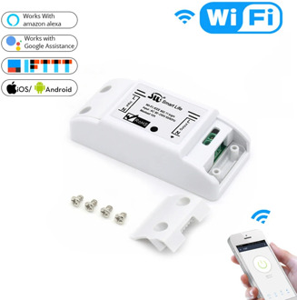 DIY Wi-Fi Smart Light Switch Universal Breaker Timer Smart Life APP Wireless Remote Control Works with Alexa Google Home IFTTT