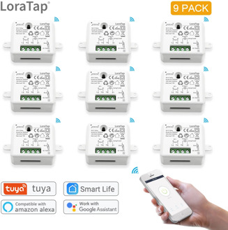 DIY WiFi Smart Light Switch Universal Breaker Timer Smart Life APP Wireless Remote Control Works with Alexa Google Home Voice