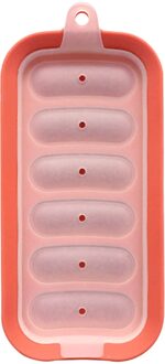 Diy Worst Mold Food Grade Silicone Ham Worst Verse Houden Doos Bakplaat Mold Met Draagbare Picknick Dog doos rood
