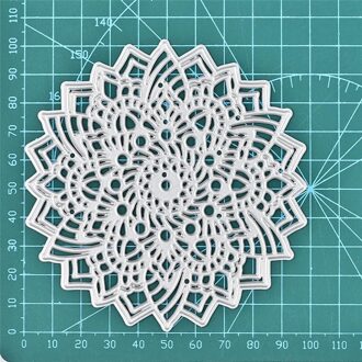 Diyarts Bloem Metalen Stansmessen Voor Card Making Scrapbooking Embossing Achtergrond Frame Gestanst Ambachtelijke Voor Sterft