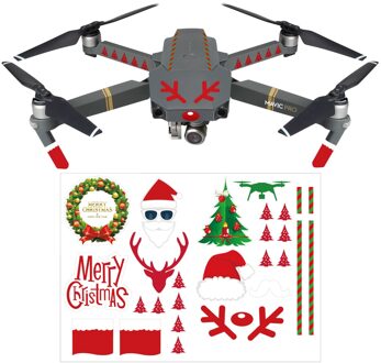 DJI Drone DIY Kerst Stickers Decals Decoratieve Onderdelen Voor DJI Spark DJI Mavic Pro/Phantom 4 Pro/3 SE Accessoires