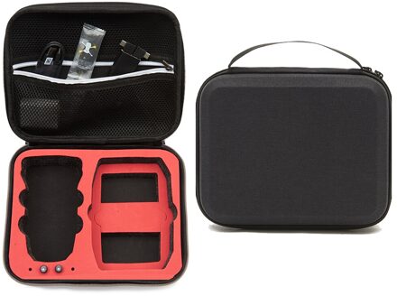Dji Mavic Mini 2 Tas Draagbare Mini Draagtas Handtas Koffer Schouder Doos Voor Dji Mavic Mini 2 Case Drone accessoires B-rood Inner