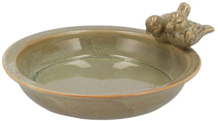 DK Design Bird bowl Merel - small - vogelbad - taupe - voederschaal tuinvogels
