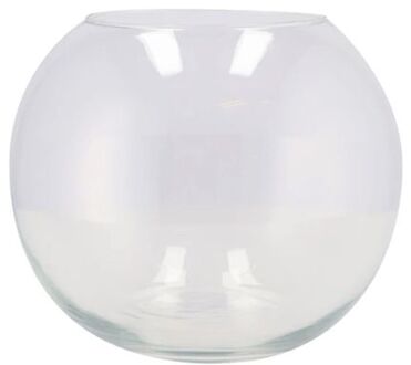 DK Design Bloemenvaas bol|rond model - transparant glas - D26 x H24 cm