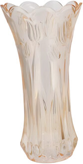 DK Design Bloemenvaas Delight - boeket vaas - glas - amber - 15 x 30 cm