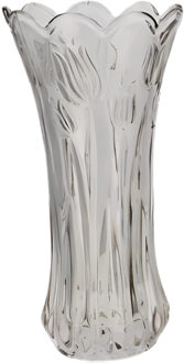 DK Design Bloemenvaas Delight - boeket vaas - glas - transparant - 11 x 20 cm