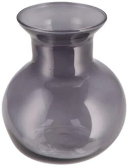 DK Design Bloemenvaas Mira - bol vaas model - smoke glas - D20 x H21 cm