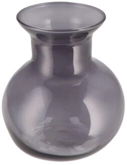 DK Design Bloemenvaas Mira - bol vaas model - smoke glas - D25 x H27 cm