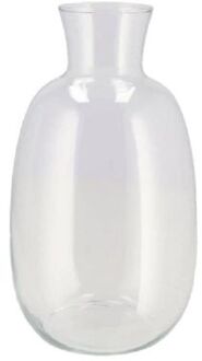 DK Design Bloemenvaas Mira - fles vaas - transparant glas - D21 x H37
