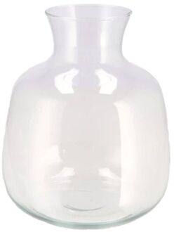 DK Design Bloemenvaas Mira - fles vaas - transparant glas - D24 x H28